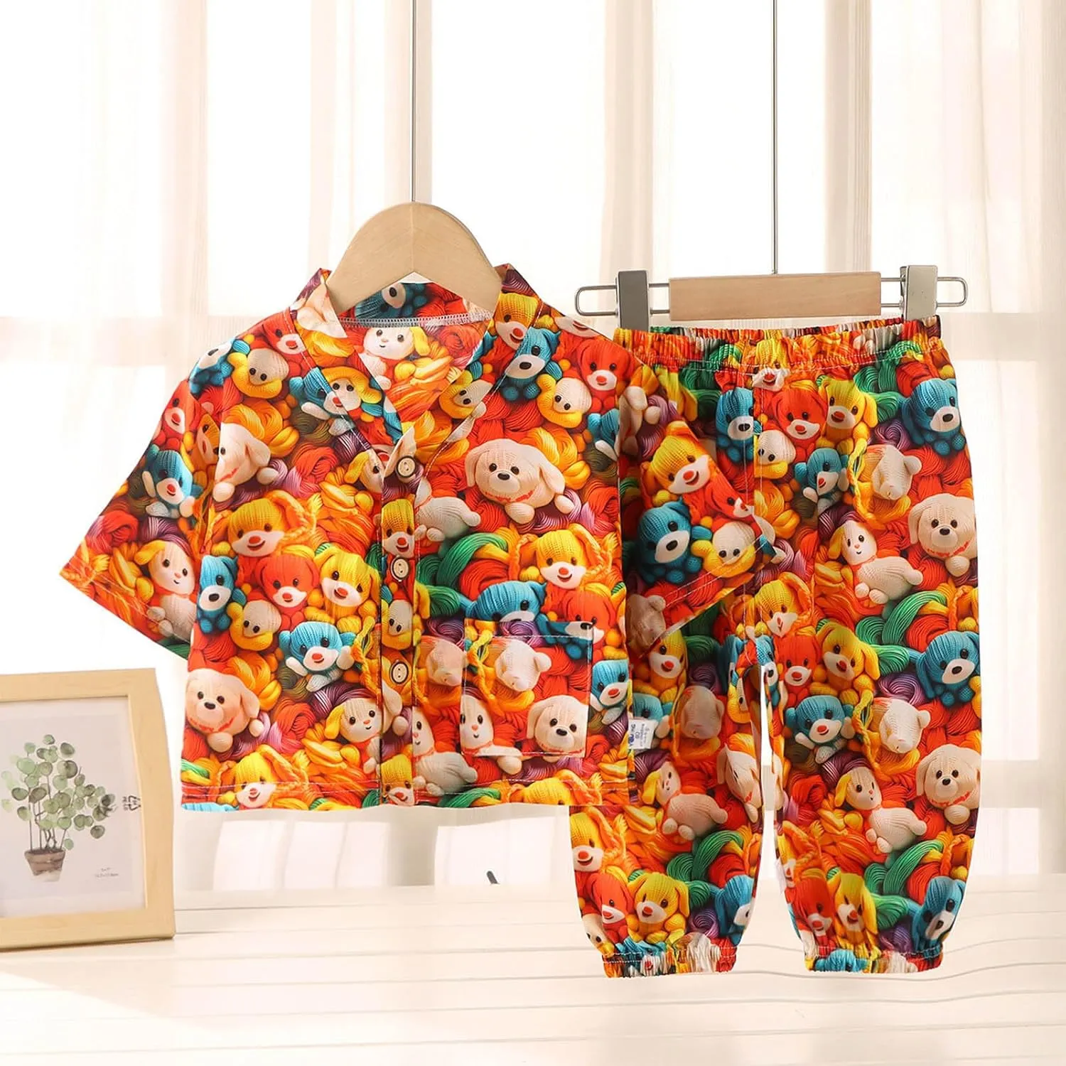 2 Piece Matching Tops Sets for Kids Girl Boy Summer Fall Graphic Top Tees Trousers Pants Sets Kid 2025 Fashion