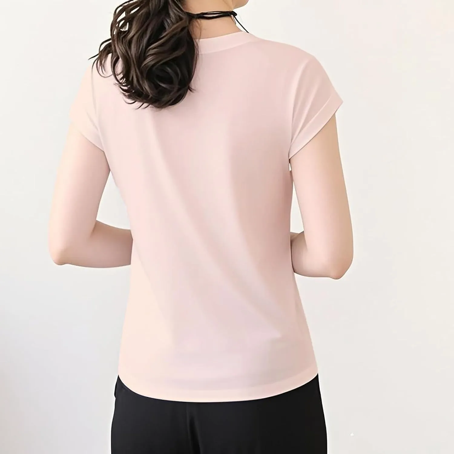 3 Pack Womens Cap Sleeve Crop Tops Cotton T Shirts Crewneck Loose Fit Short Sleeves Tee Summer Clothes 2025