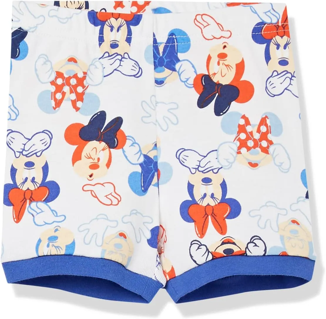 Amazon Essentials Disney | Marvel | Star Wars Babies, Toddlers, and Girls' Pajama Set, 4-Piece (Previously Spotted Zebra)