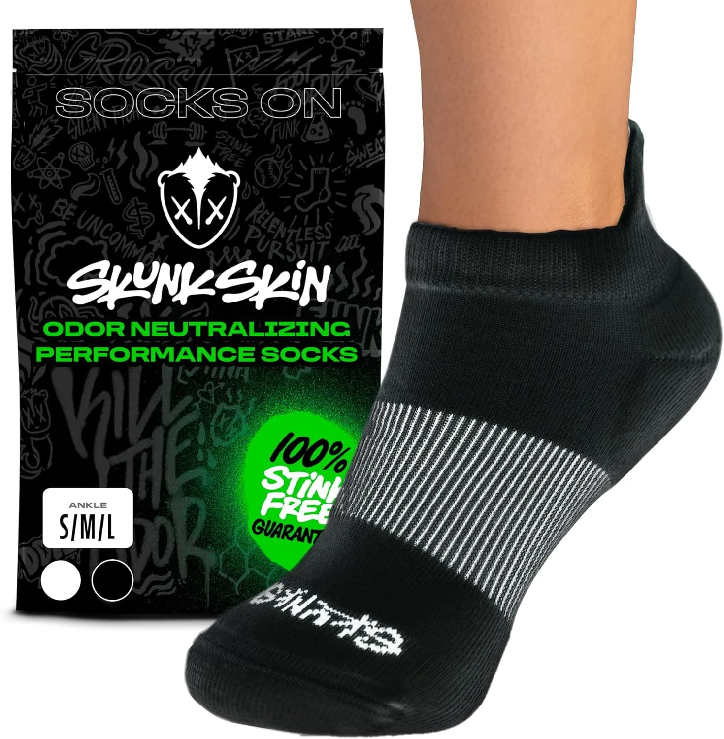 Anti-Odor Ankle Tab Socks – Available in Pack of 1 & Pack of 6 - Breathable Socks for Daily Wear and Training