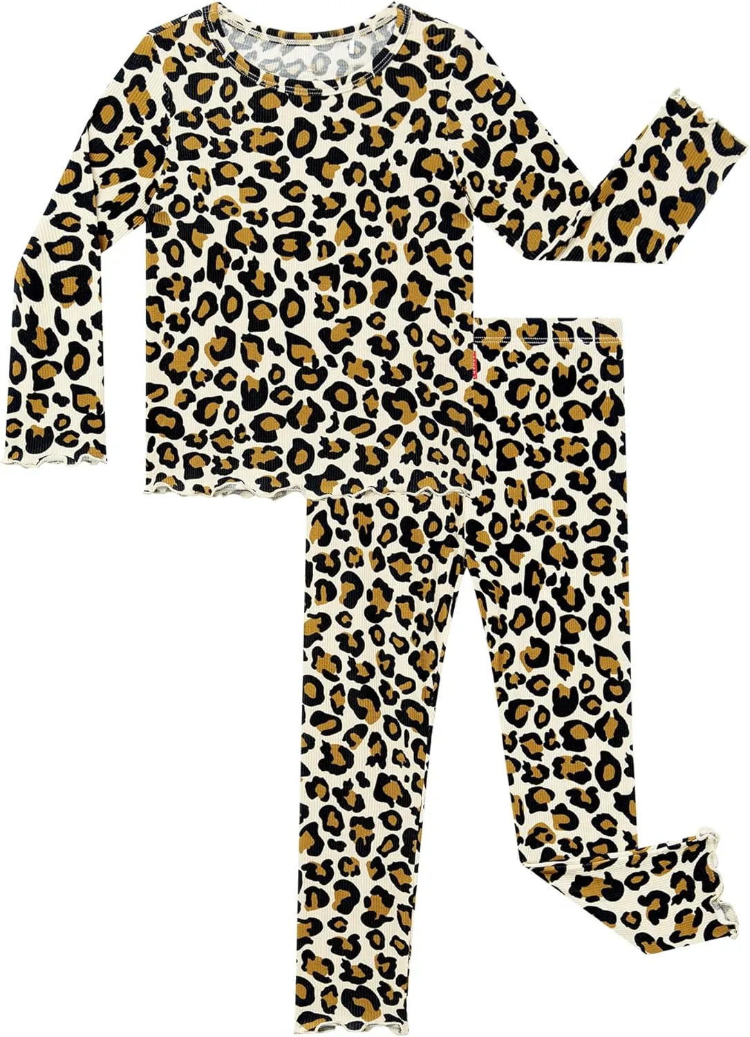 Bamboo Viscose Girls' Sleepwear Toddler Long Sleeve 2 Pieces Girls' Pajama Sets