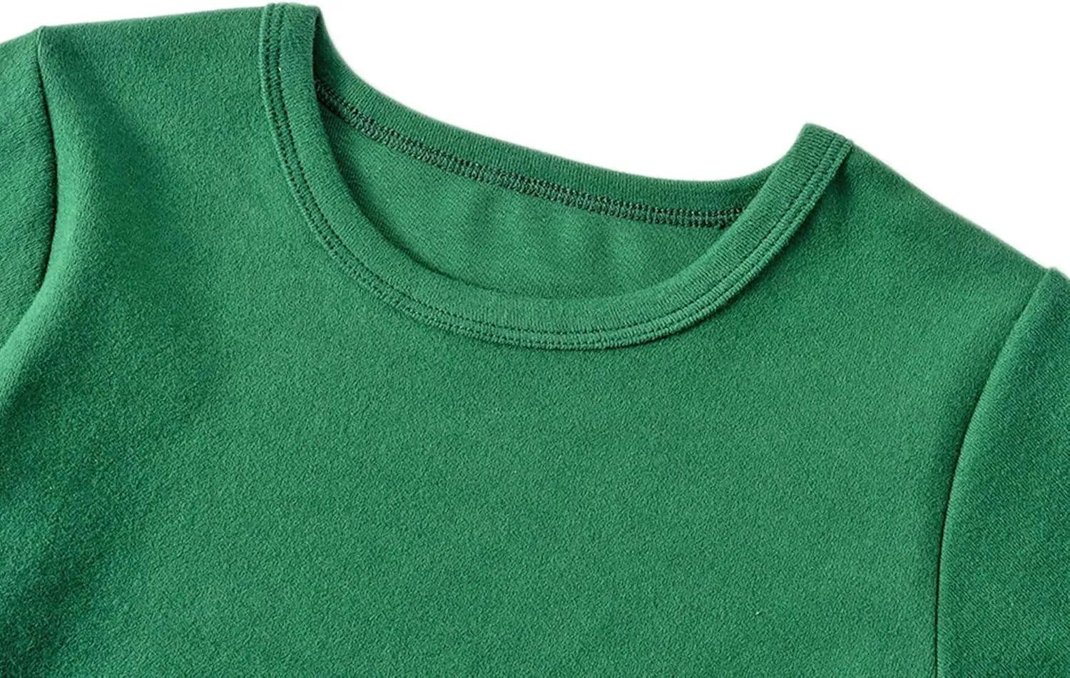 Boys Girls Long Sleeve T-Shirts Kids Soft Cotton Basic Layering Tee Tops Undershirts for 12M-14Yrs