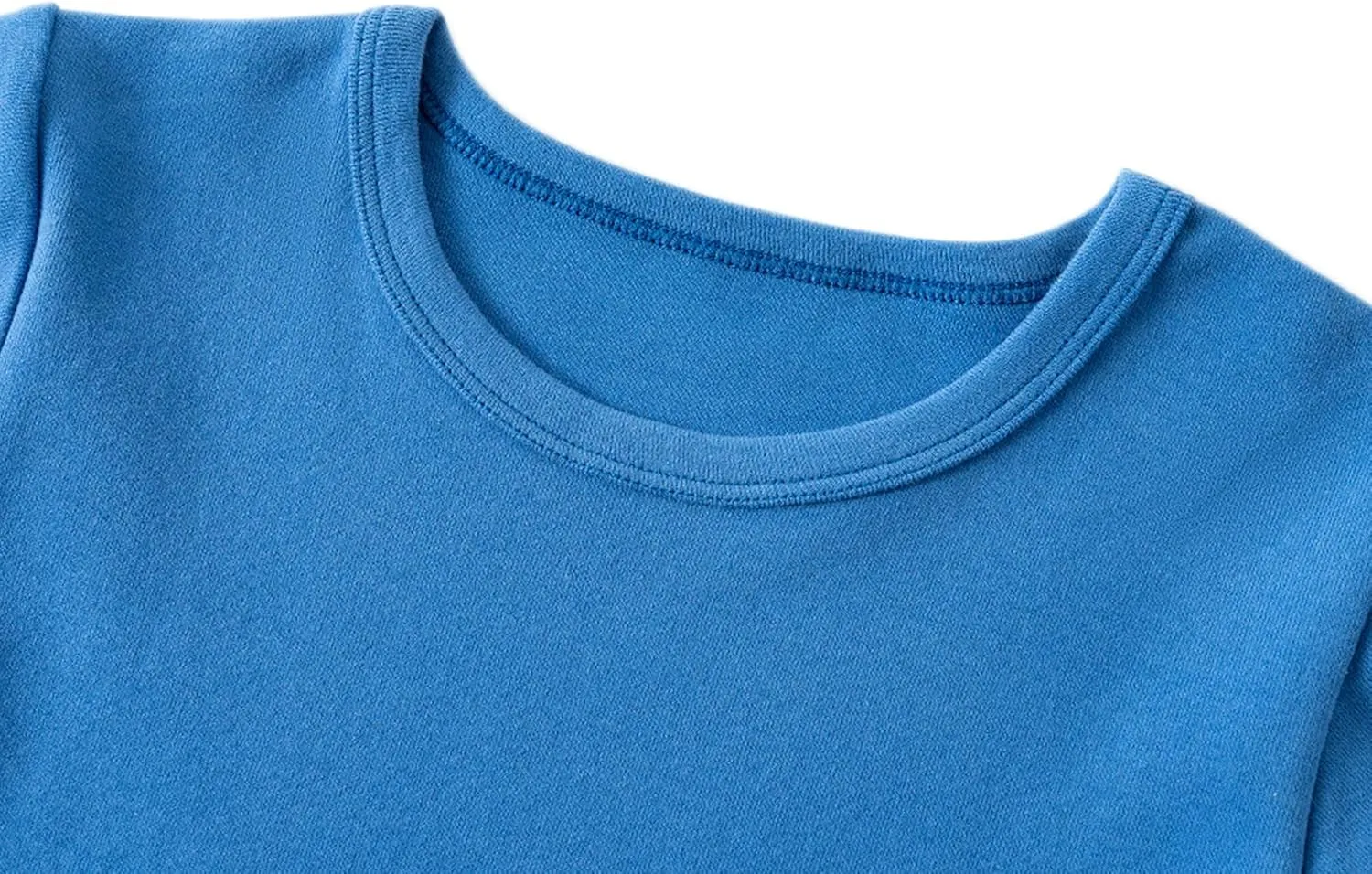 Boys Girls Long Sleeve T-Shirts Kids Soft Cotton Basic Layering Tee Tops Undershirts for 12M-14Yrs