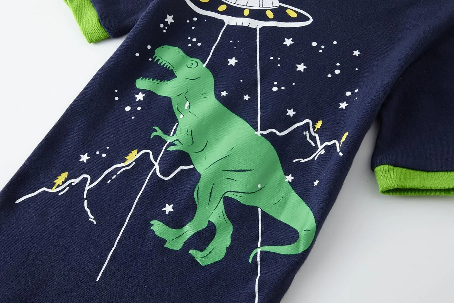 Boys Summer Pajamas Toddlers Boys Short Sleeve Sets Cotton Pjs