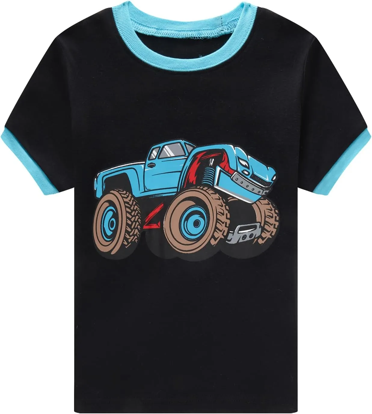 Boys Summer Pajamas Toddlers Boys Short Sleeve Sets Cotton Pjs