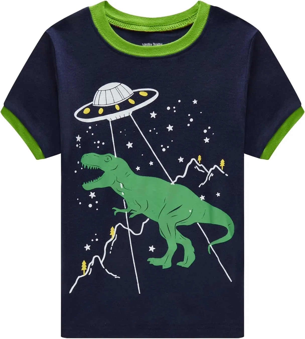 Boys Summer Pajamas Toddlers Boys Short Sleeve Sets Cotton Pjs