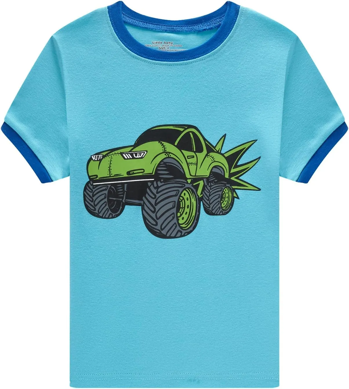 Boys Summer Pajamas Toddlers Boys Short Sleeve Sets Cotton Pjs