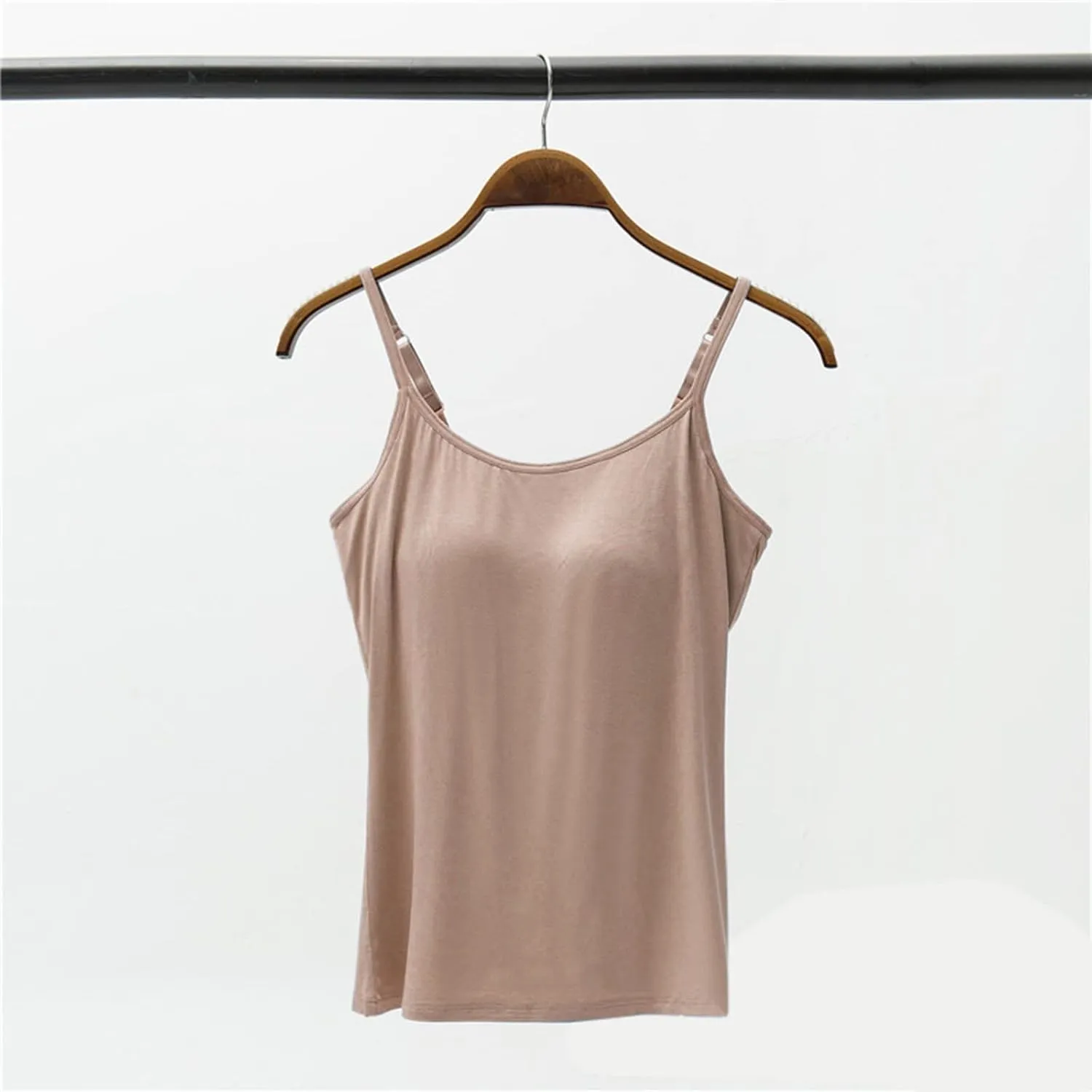 Built in Bra Tshirts for Womens Padded Active Tops Sleeveless Blouses Fall Soft Pajama Casual Shirts for Workout