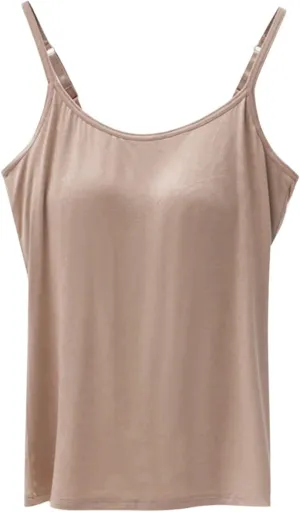 Built in Bra Tshirts for Womens Padded Active Tops Sleeveless Blouses Fall Soft Pajama Casual Shirts for Workout