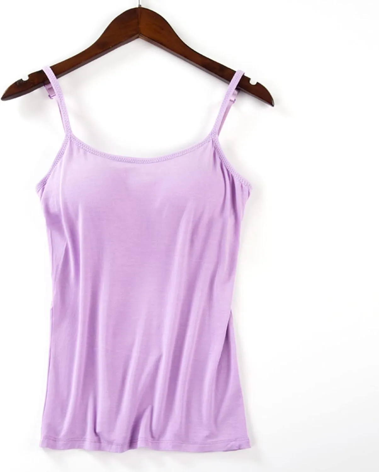 Camisole Tops for Women Built in Bra Spaghetti Strap Shelf Bra Tank Tops Sports Yoga Plus Size Underwear Camisoles