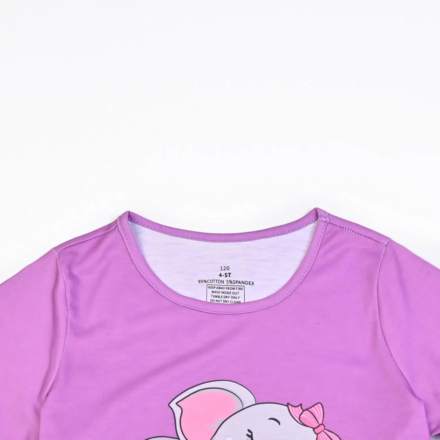CHILDRENSTAR Pajama Sets for Girls Kids Pjs Summer Cotton Short Sleeve Sleepwear