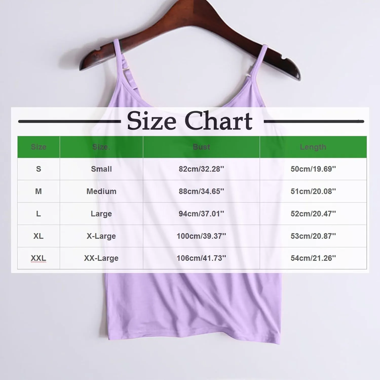 Cotton Camisole Tops for Women Built in Bra Plus Size Spaghetti Strap Tank Tops with Built in Bras Padded Camisoles