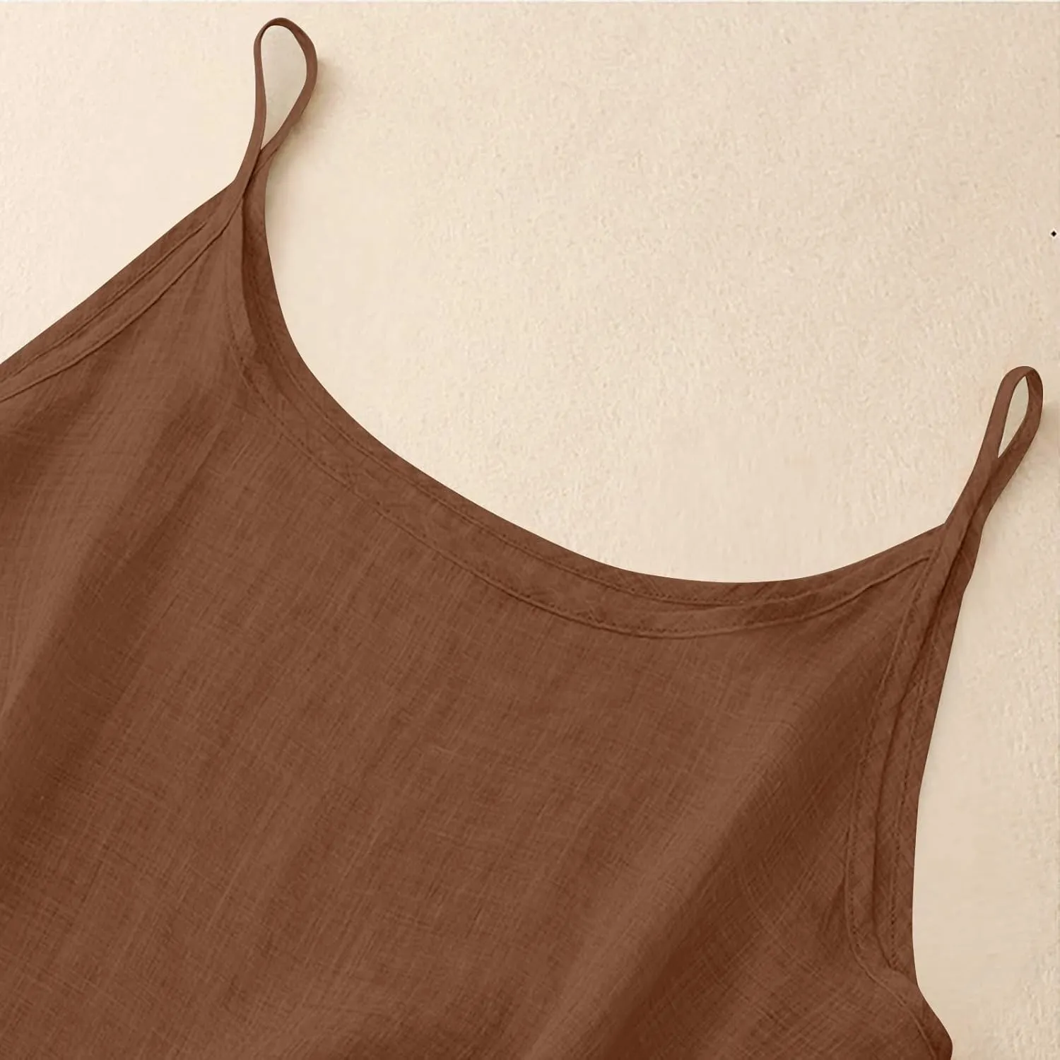 Cotton Linen Tank Tops for Women Loose Fit Sleeveless Tee Shirts Summer 2025 Casual Flowy Blouses Tunic Tops