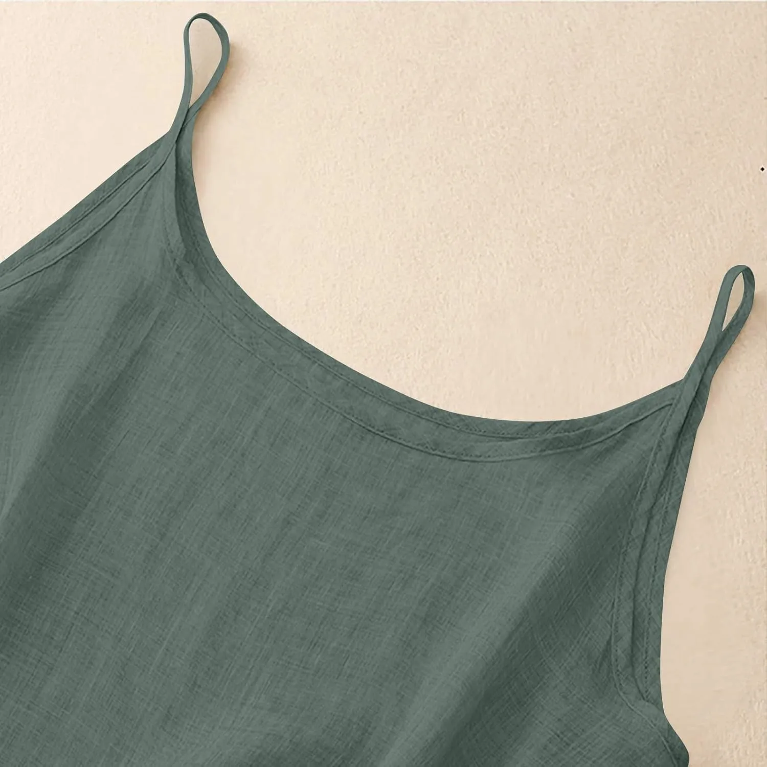 Cotton Linen Tank Tops for Women Loose Fit Sleeveless Tee Shirts Summer 2025 Casual Flowy Blouses Tunic Tops