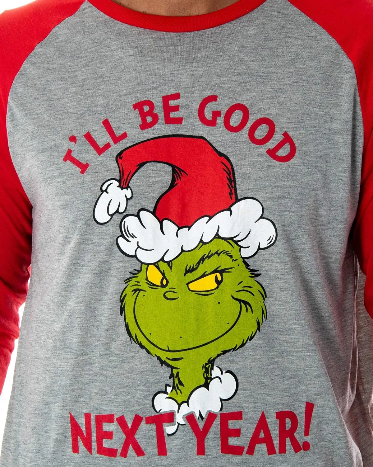 Dr. Seuss GRINCH Who Stole Christmas Matching Family Pajama Sets For Men, Women, Kids, Toddlers
