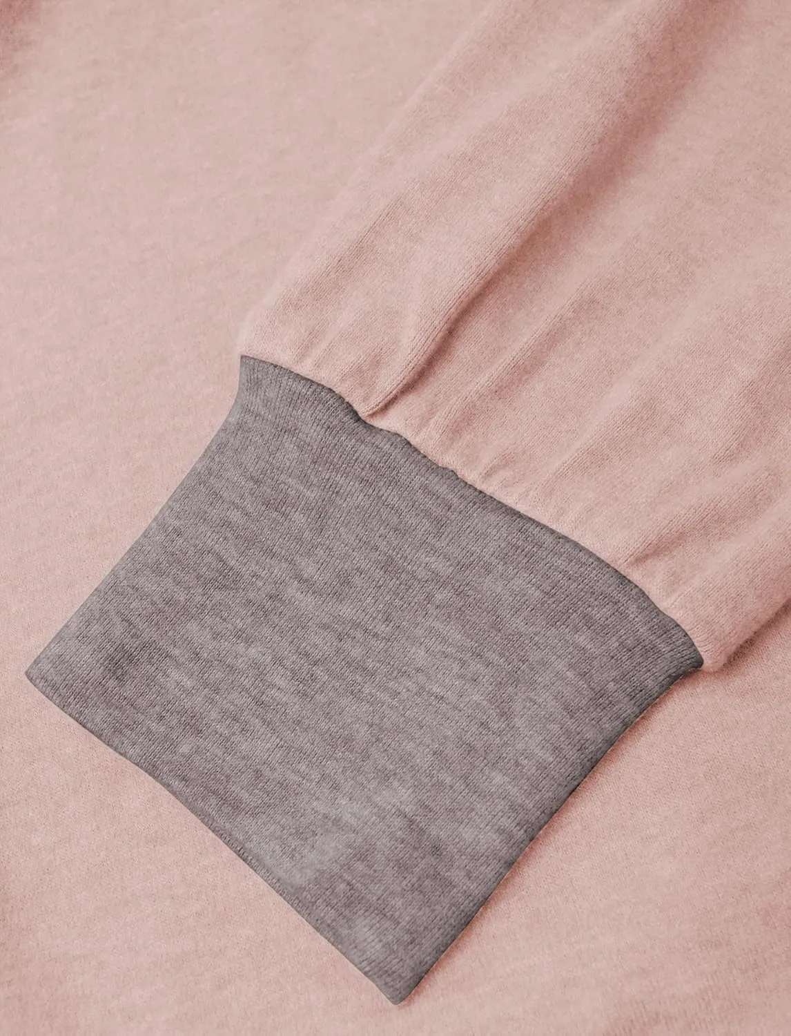 Fallorchid Womens Long Sleeve Tops Crew Neck Tunics Clothes Casual Color Block Sweatshirt
