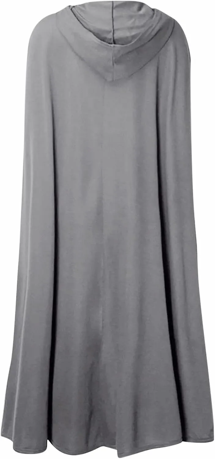 Fashion Fall Winter Winter Coats for Women Solid Hooded Trench Coat Oversized Split Cloak Woolen Outerwear Long Hoodies