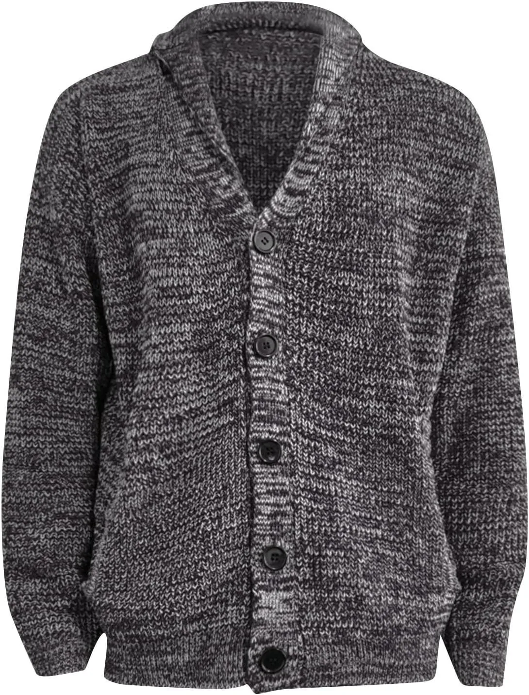 Febecool Cardigan Europe And America Solid Color Long Sleeve Slim Knit Sweater Coat