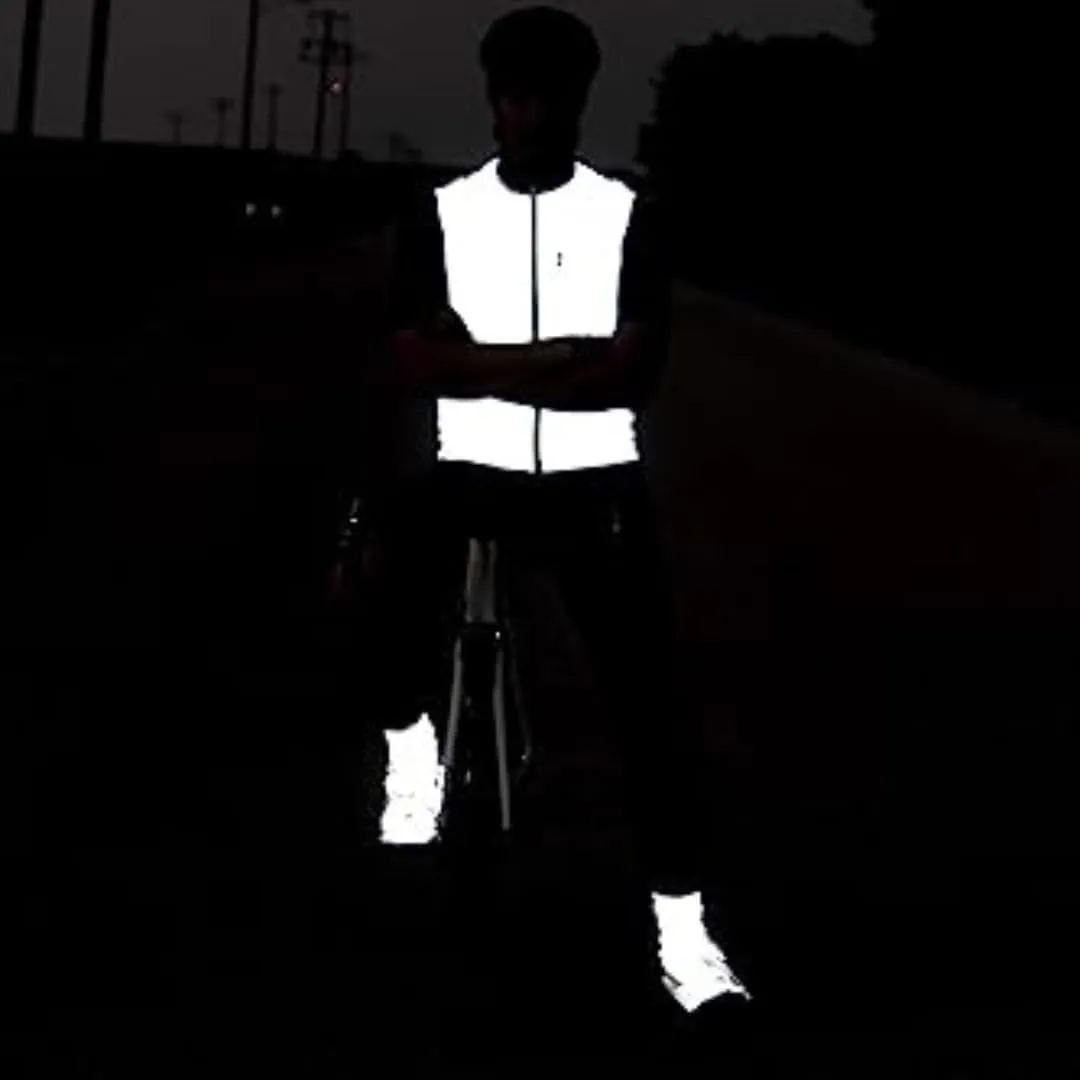 Full Reflective Vest For Night Visibility - Cycling Gilet - Running Vest