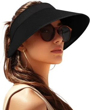 FURTALK Sun Hats for Women Sun Visor Hat UV Protection Wide Brim Summer Beach Hats