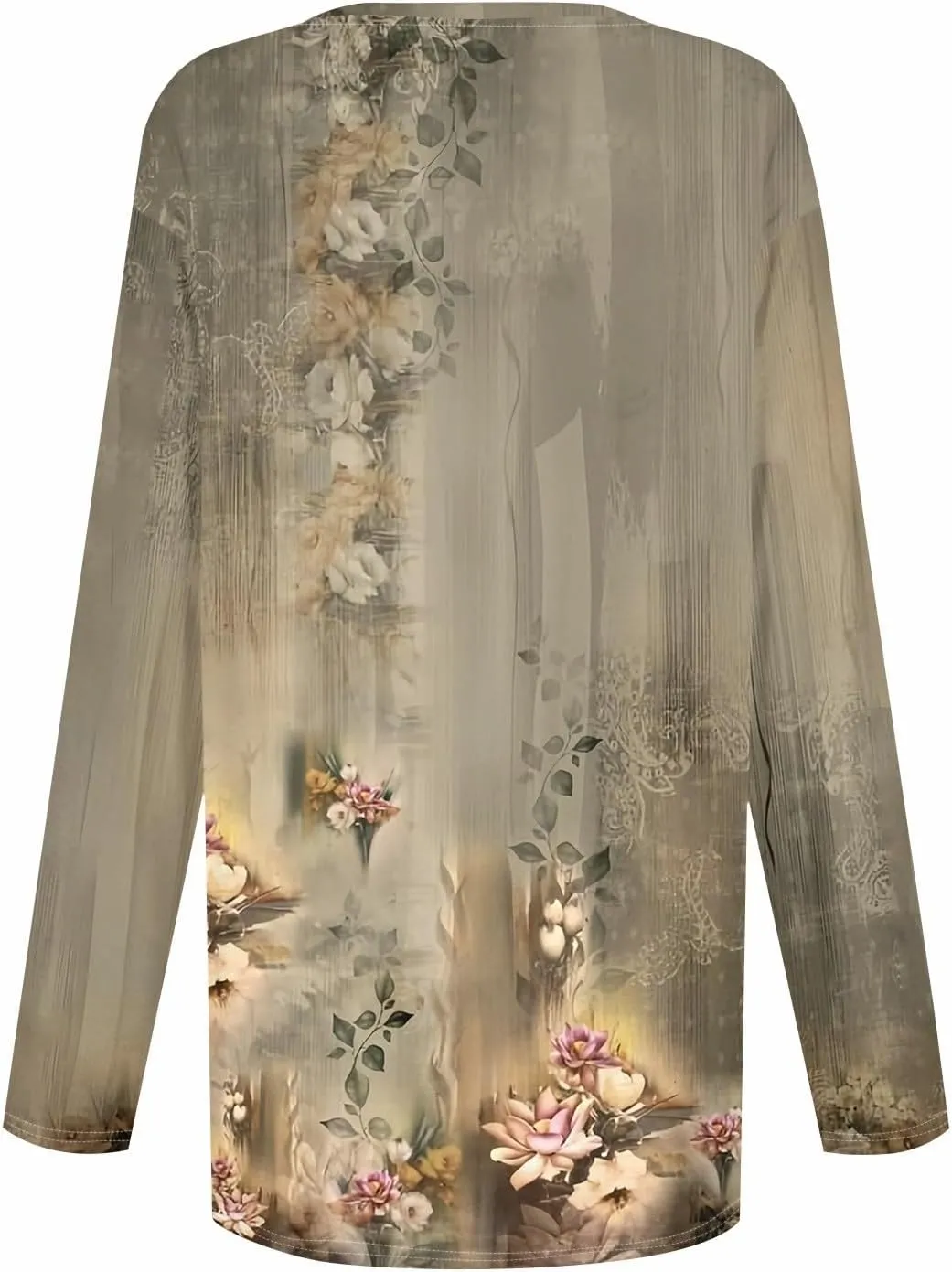 GOFULY Dress Blouses for Women Fall Tunic Tops Loose Fit Trendy Tshirt Long Sleeve Tops Winter Crewneck Outfits with Pockets