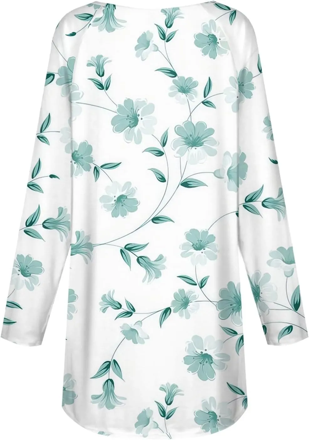 Going Out Tops For Women, Womens Loose Fit Long Sleeve Blouse Trendy Crewneck Tunics Or Tops To Wear With Leggings
