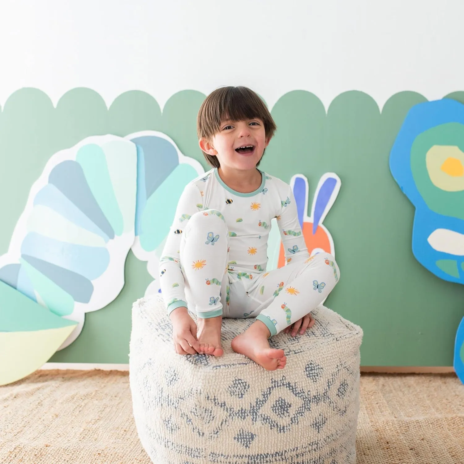 KYTE BABY Toddler Pajama Set - Pjs for Toddlers Made of Soft Bamboo Rayon Material
