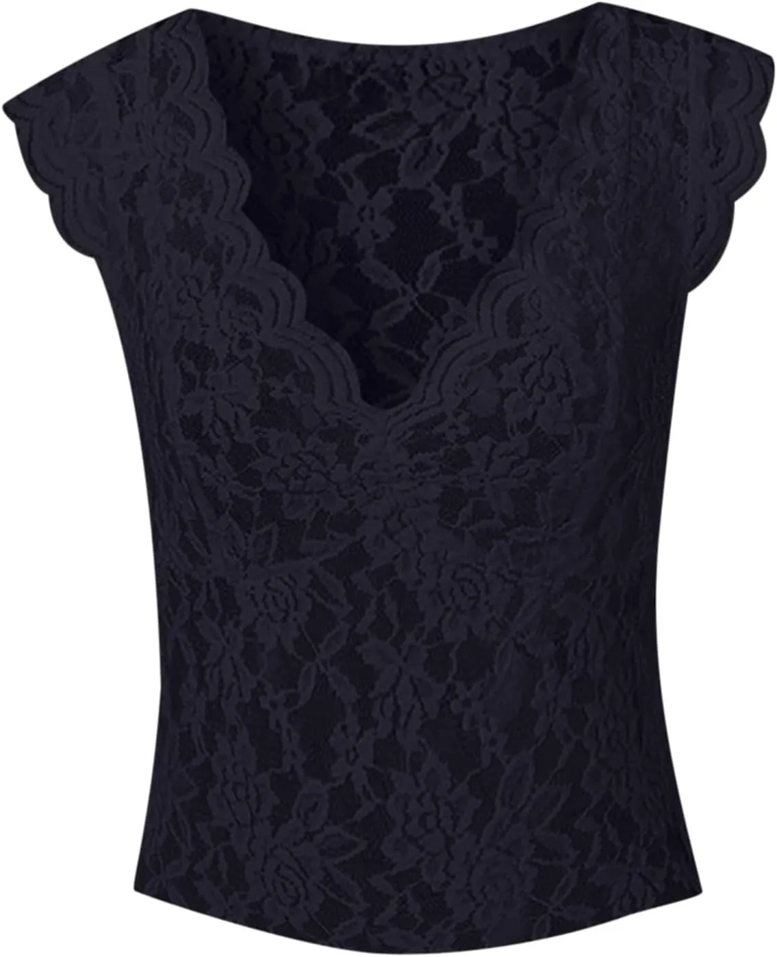 Ladies Fashion Sexy Lace Lace V Neck T Shirt Sexy Top Matching Underwear for Couples Set