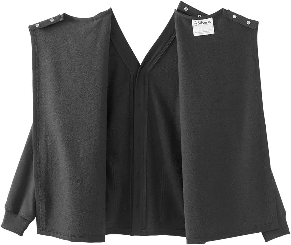 Men’s Open-Back Adaptive Soft Fleece Cardigan