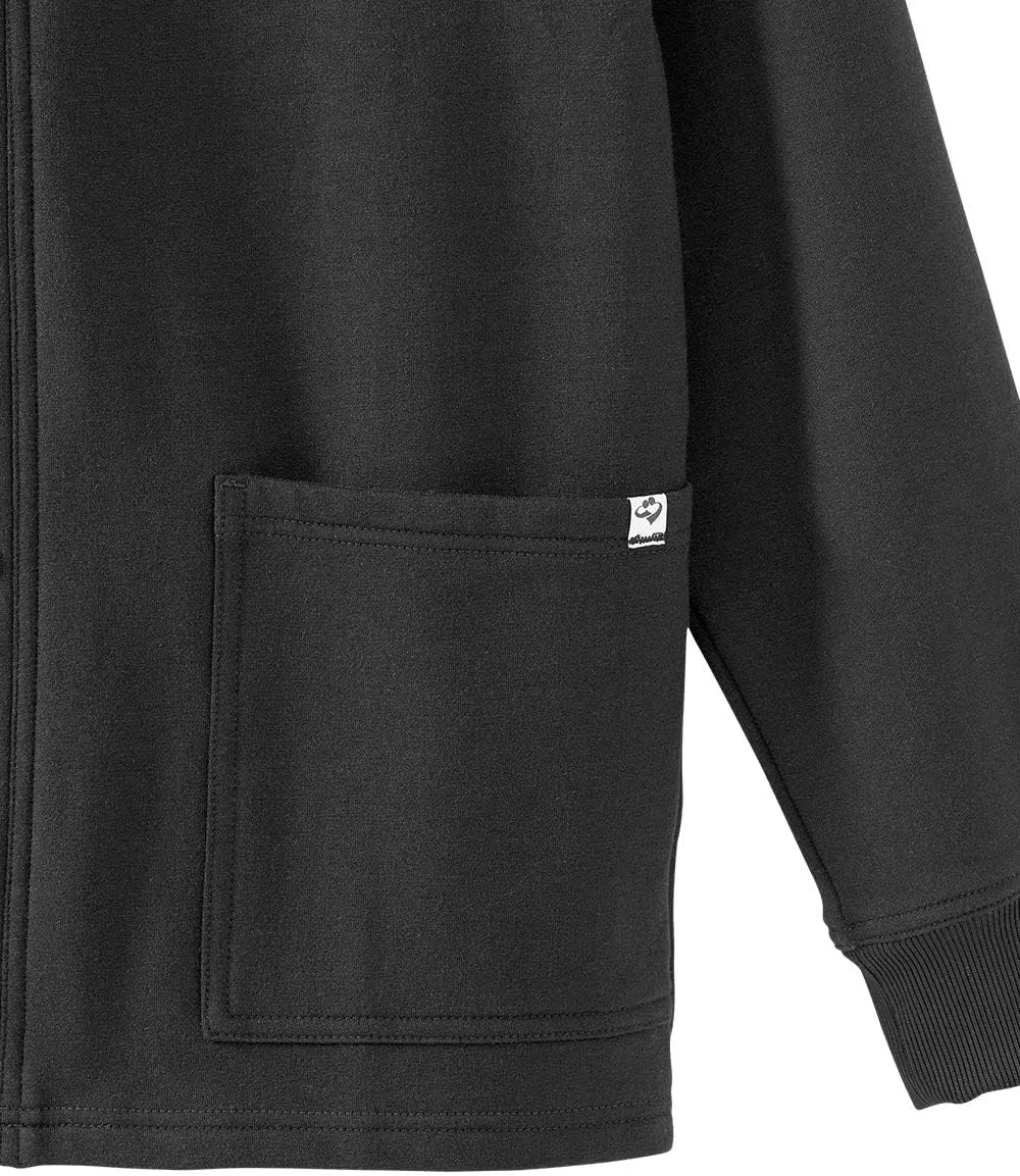 Men’s Open-Back Adaptive Soft Fleece Cardigan