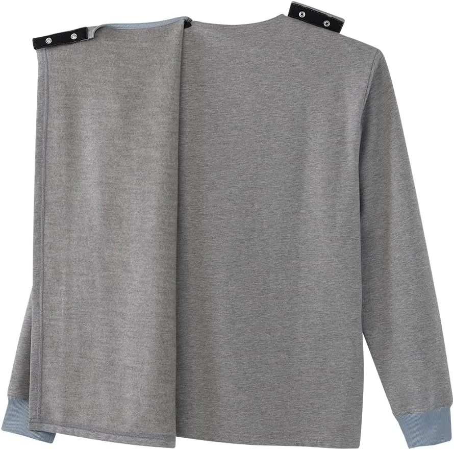 Men’s Open-Back Adaptive Soft Fleece Cardigan