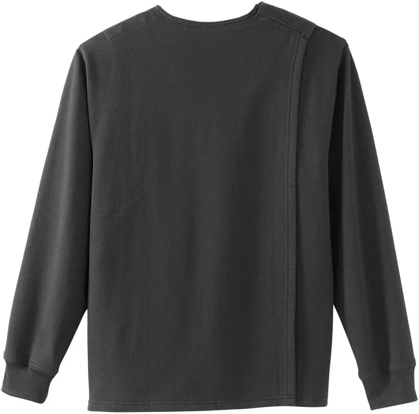 Men’s Open-Back Adaptive Soft Fleece Cardigan