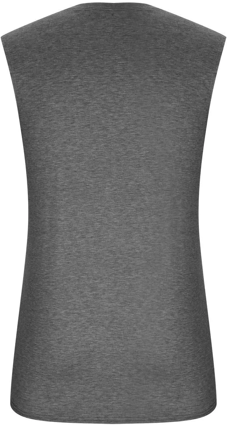 Mens Workout Sleeveless Shirts 2025 Summer Beach Soft Cotton Casual Stringer Tank Tops Bodybuilding Fitness T-Shirts