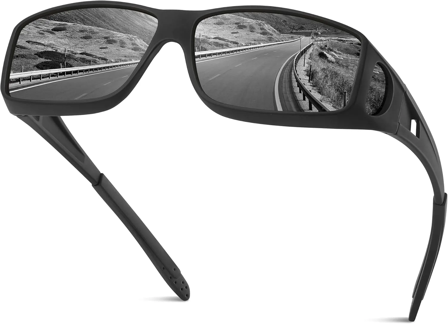 Night Driving Glasses for Men Women, Night Vision Glasses Fit Over Glasses Sunglasses Anti Glare Polarized HD