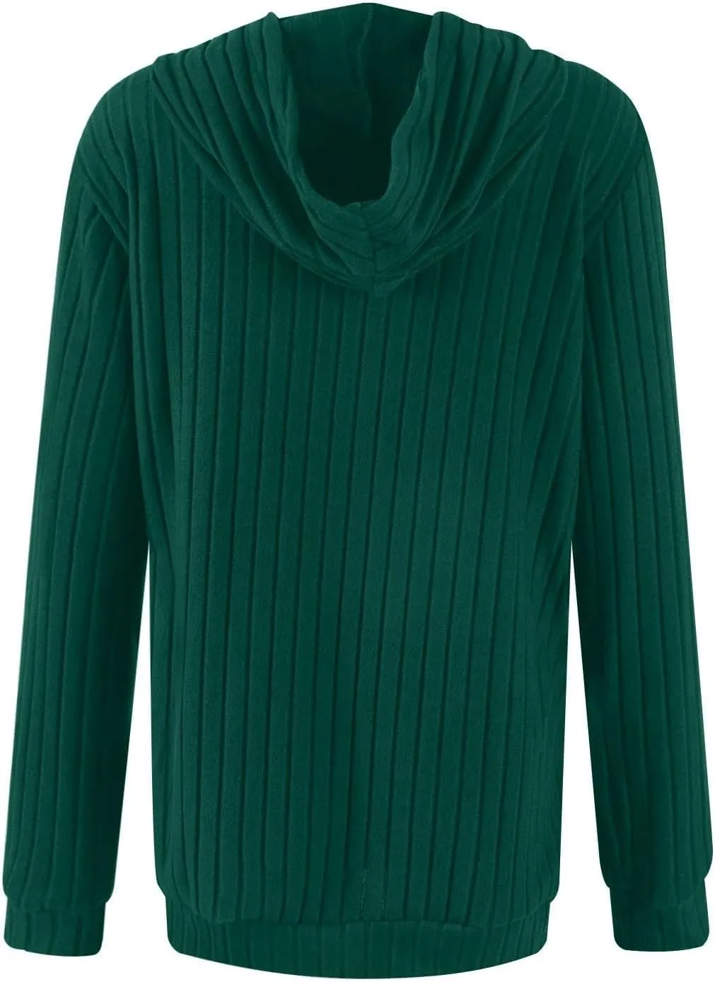 Plus Size Hoodies for Women Comfy Long Sleeve Shirts Kangaroo Pocket Pullover Sweatshirts Ribbed Knit Tunic Sweater