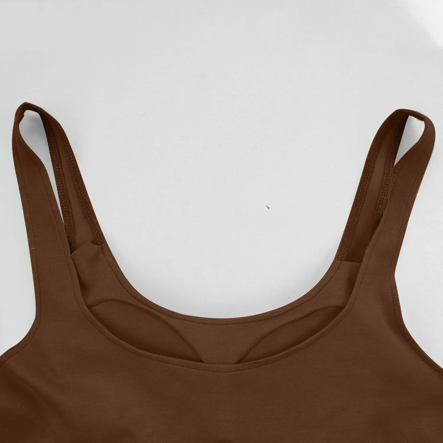 Seamless Workout Tank Tops for Women Summer Racerback Sleeveless Tops with Built-in Bra U-Back Athletic Gym Yoga Shirt