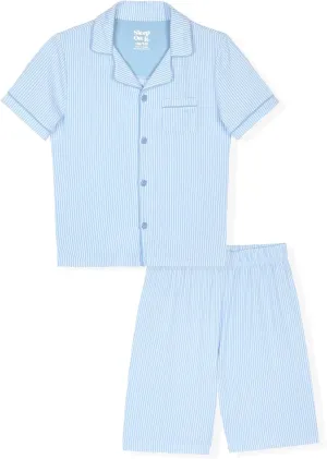 Sleep On It Boys Pajama Sets - 2 Piece Pajama Coat Set for Kids Sleepwear