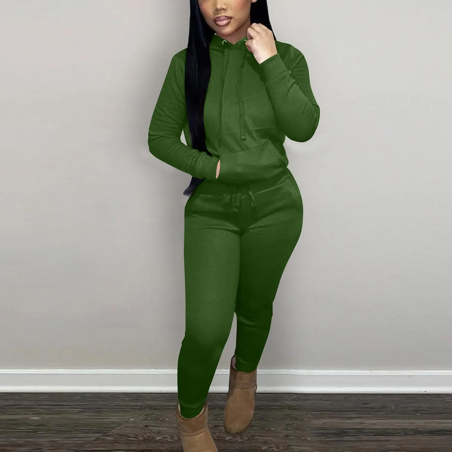 Sweatsuits for Women 2 Piece Outfit Two Piece Lounge Sets Hoodies and Sweatpants Spring Fashion Clothes Tracksuits