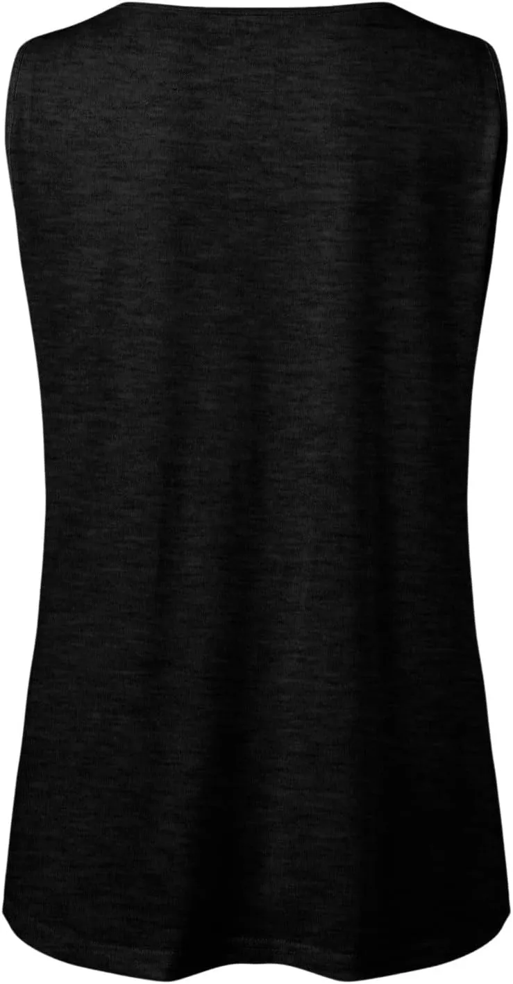 Tank Tops for Women 2025 Summer Sleeveless Pleated Crewneck Shirts Dressy Casual Beach Vacation Clothes