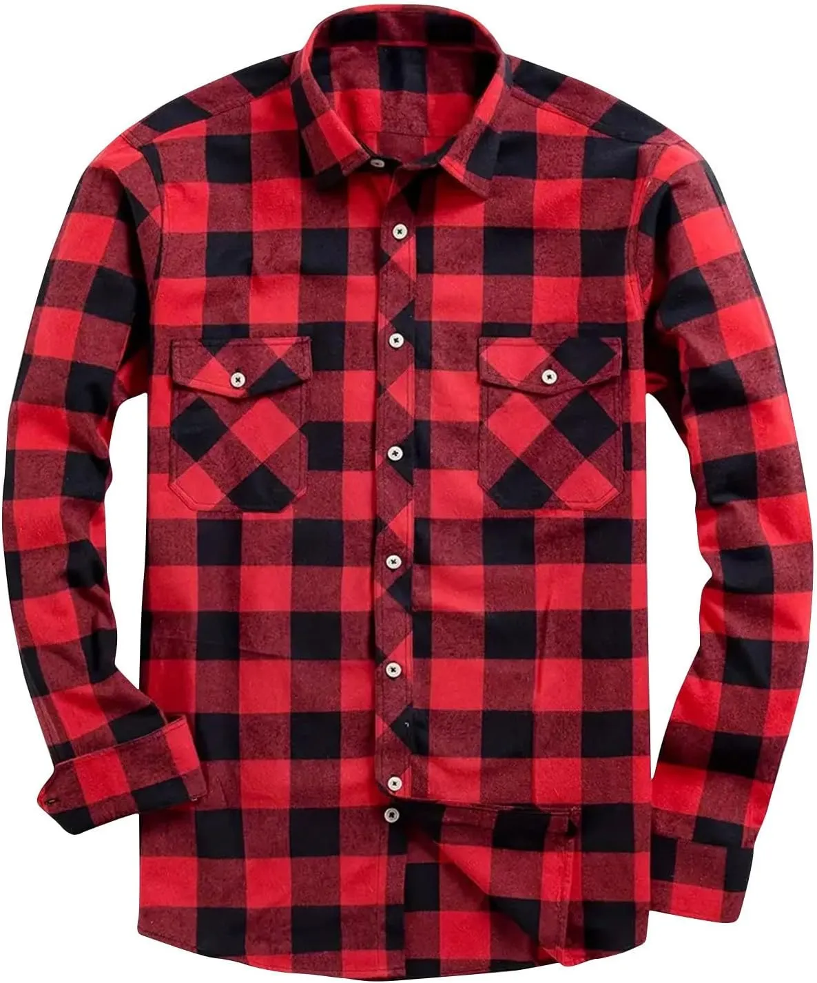 Tee Shirts for Mens Winter Fall Long Sleeve Turtle Neck Color Block Plaid Cardigan Tops Shirts Man 2024