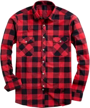 Tee Shirts for Mens Winter Fall Long Sleeve Turtle Neck Color Block Plaid Cardigan Tops Shirts Man 2024