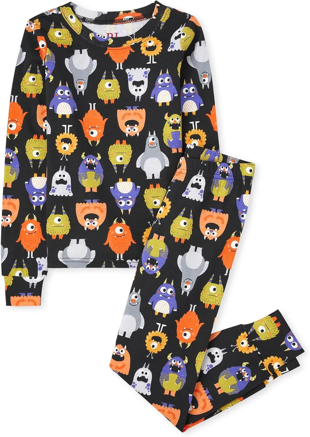 The Children's Place Baby, Toddler and Big Kids' Siblings Matching Halloween Pajama Sets, Cotton