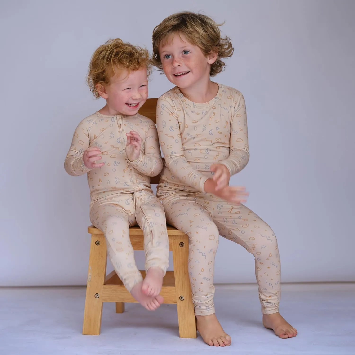 Two-Piece Pajama Sets in Organic Bamboo - Featuring 11 Signature Prints