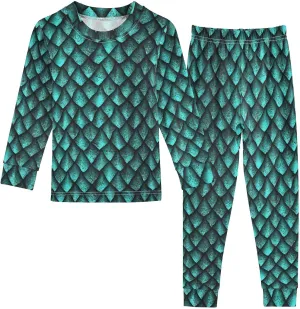 Unisex Long-Sleeve PJ Sets, 2-Piece Pajamas Sleepwear