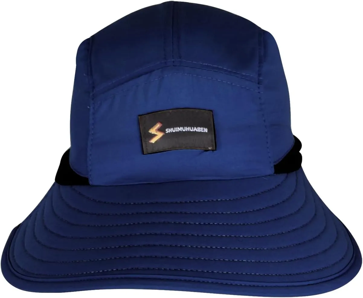 UPF 50  Kids Sun Hat for 2-8 Years Adjustable Lightweight Outdoor Hat Breathable Mesh Wide Brim Bucket Hat Safari Beach