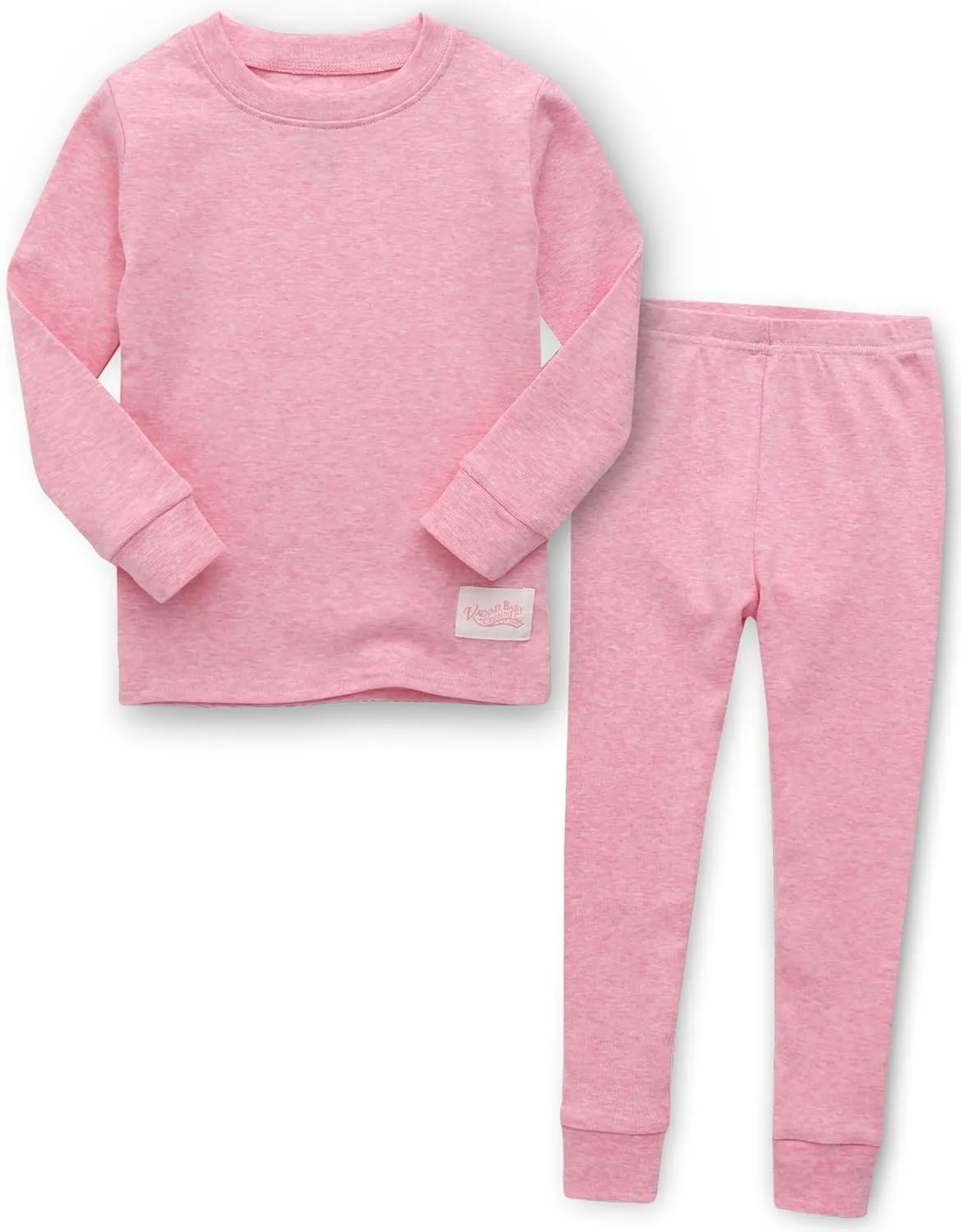 Vaenait 6M-12Y Toddler Kids Super Soft Lightweight Breathable Modal Cotton Melange Sleepwear Pajamas Set