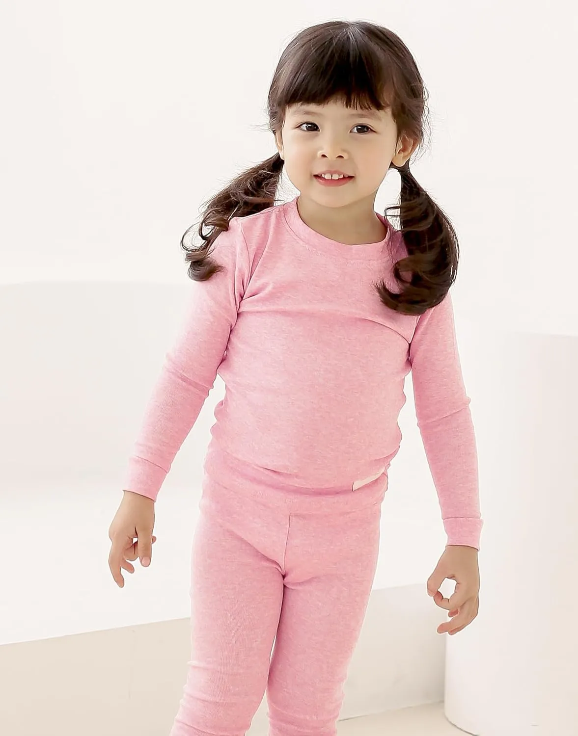 Vaenait 6M-12Y Toddler Kids Super Soft Lightweight Breathable Modal Cotton Melange Sleepwear Pajamas Set