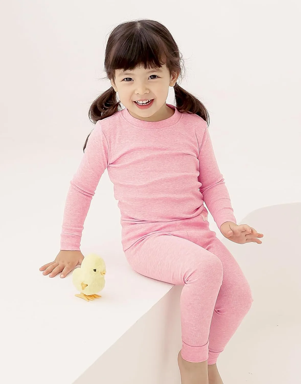 Vaenait 6M-12Y Toddler Kids Super Soft Lightweight Breathable Modal Cotton Melange Sleepwear Pajamas Set