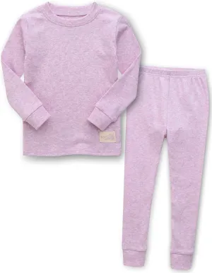 Vaenait 6M-12Y Toddler Kids Super Soft Lightweight Breathable Modal Cotton Melange Sleepwear Pajamas Set