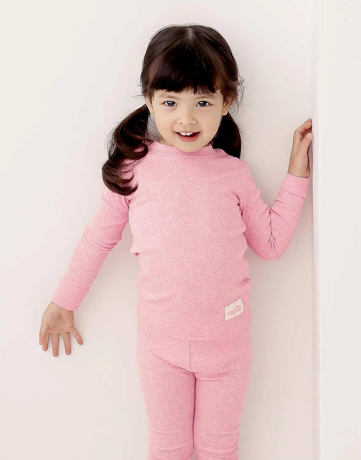 Vaenait 6M-12Y Toddler Kids Super Soft Lightweight Breathable Modal Cotton Melange Sleepwear Pajamas Set